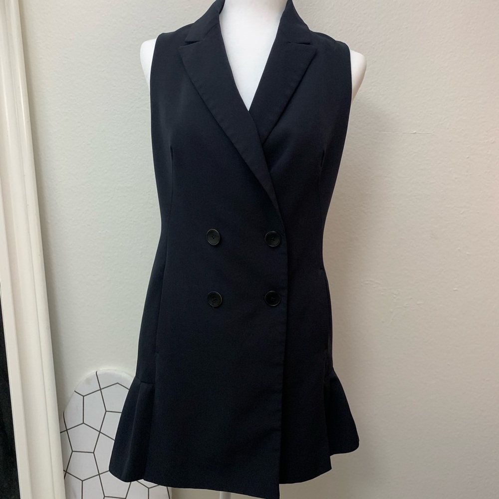 Zara Double Breasted Blazer Dress